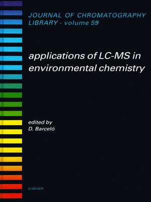cover image of Applications of LC-MS in Environmental Chemistry